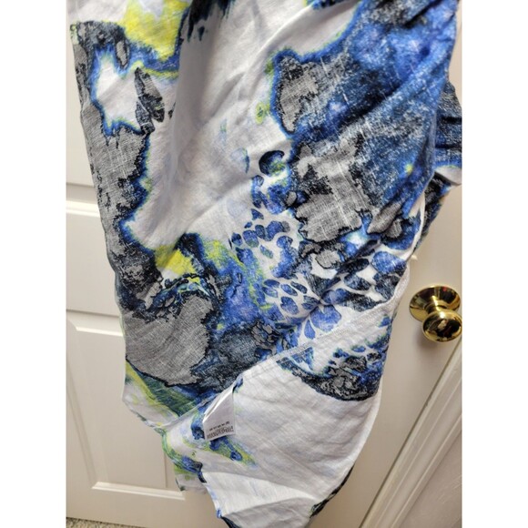 DKNY Women's Abstract Peacock Floral Sleeveless Dress Size S Brand New with Tags - Picture 9 of 14